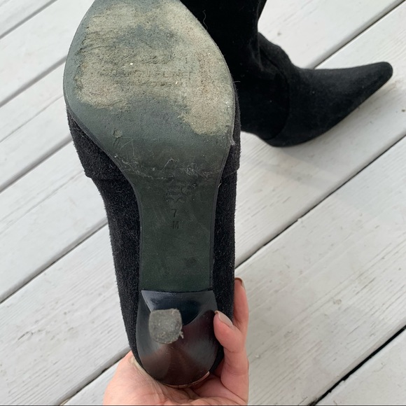 Donald J. Pliner Black Suede Booties - Picture 6 of 6